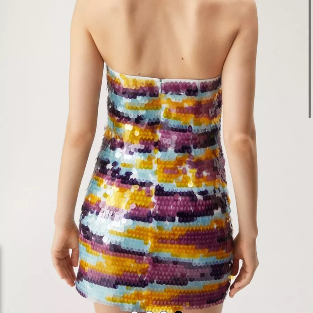 Nasty Gal Multicolor Sequin Mini Dress - Picture 6 of 8